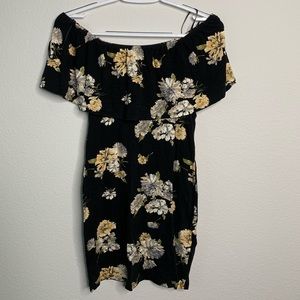 Off shoulder floral dress